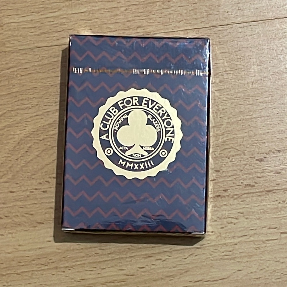NEW Rowing Blazers x Target playing Deck of cards Rugby chevron